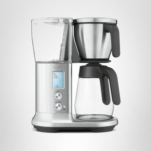 Breville BDC400BSS Precision Brewer Drip Coffee Maker, Brushed Stainless Steel, Glass Carafe