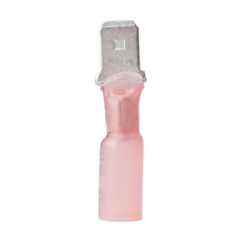 Ancor 316925 Marine Grade Electrical Nylon Insulated Adhesive Lined Heat Shrink Disconnects (Male22 to 18-Gauge, 25-Pack)