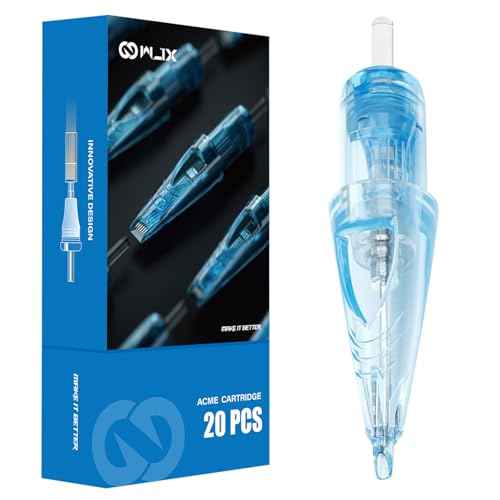 WJX Tattoo Cartridges 20Pcs Disposable Needles Round Liner 1003RL