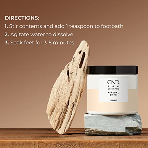 CND Pro Skincare for Feet, Mineral Bath, Exfoliating Sea Salt Scrub, Advanced Callus Remover, & Intense Hydration Treatment | Vegan, Natural Origin Formula