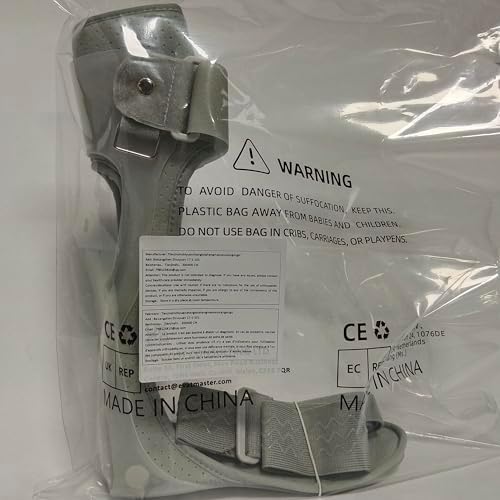 AFO Foot Drop Brace Ankle Foot Orthosis Medical Afo Walking with Shoes for Stroke Hemiplegia (Large-Right)