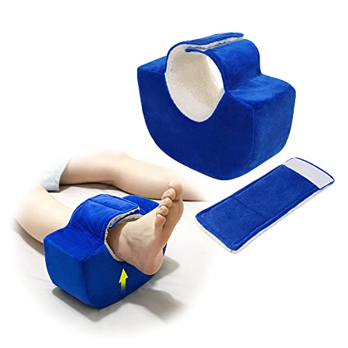 Foot Elevation Pillow Post Surgery Ankle Heel Protector for Pressure Sores Leg elevation Feet Pillow for Swelling Bed Sore Pressure Ulcer Cushion Ankle Support Foot Cradle Surgery Recovery Supplies