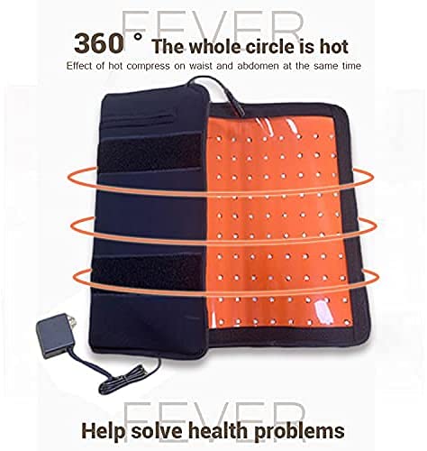 635/850nm Red Light Therapy Belt Lipo Wrap Mat Body Slim Belly Pad,Large Size, 210 Light Beads, Especially Suitable for Removing Abdominal and Thigh Fat