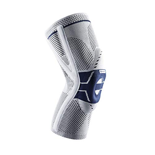 Bauerfeind - GenuTrain P3 - Patella Knee Support - for Misalignment of The Kneecap - Left Knee - Size 2 - Color Titanium