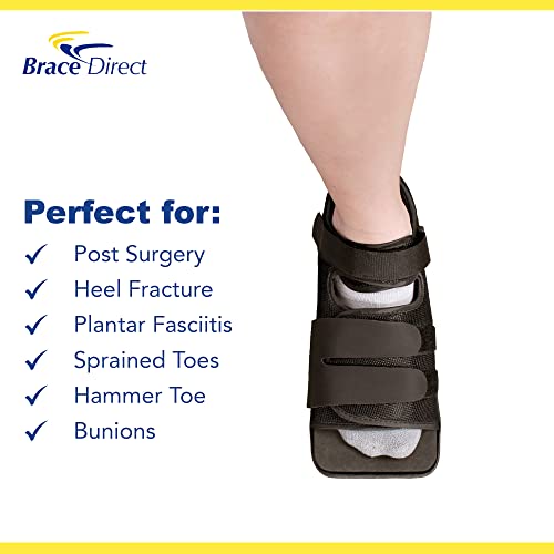 Deluxe Post Op Shoe - Adjustable Medical Support for Broken Toes, Foot Injuries, Fractures, Bunions and Surgical Recovery L3260 - Size S (Men’s US 7.5-9 / Women’s US 8.5-10)