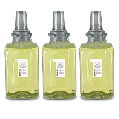 GOJO PROVON Citrus Ginger Foam Hand & Showerwash, EcoLogo Certified, 1250 mL Hand and Shower Soap Refill for PROVON ADX-12 Push-Style Dispenser (Pack of 3) - 8824-03