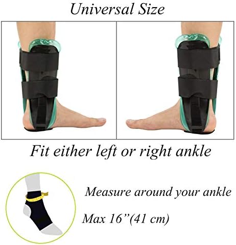 Medibot Air Gel Ankle Stirrup Brace Support Provide Stability and Cold Compress(Gel & Air)