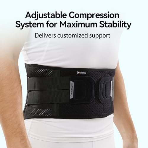 Double-Cross Comfort Back Support - Premium Back Brace for Lower Back Pain, Muscle Spasm, Strains, Arthritis, Sciatica, Injury Recovery, Rehabilitation (X-Large)