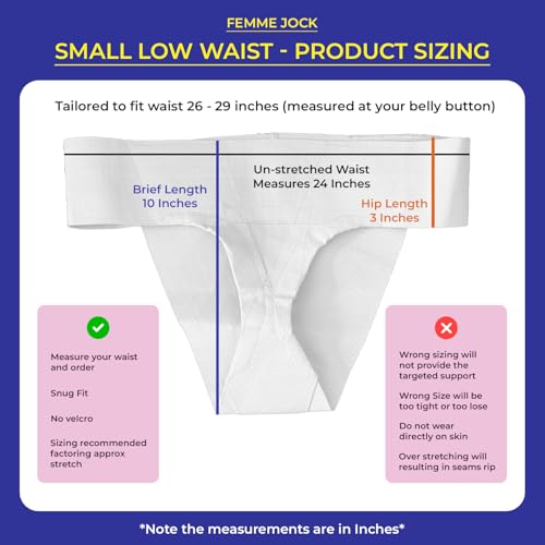 Patented Women’s Pelvic Floor Orthotic Support Belt ― Uterus Pain Relief Girdle for Dropped Bladder, Vulvar Varicosities, Postpartum Recovery, SPD | Low Waist - White (S)