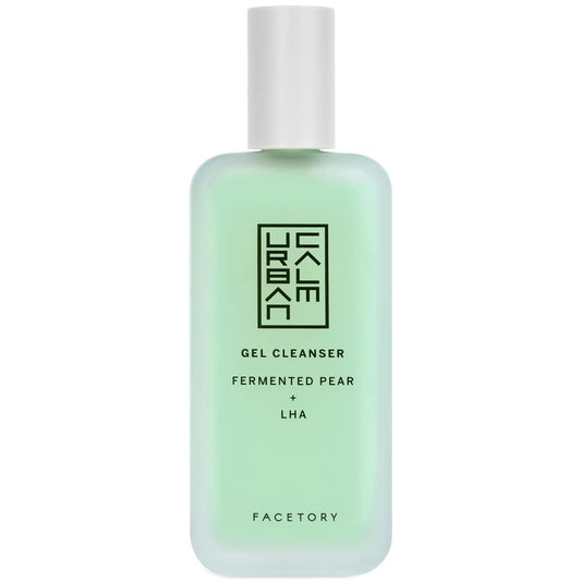 FACETORY Urban Calm Hydrating Face Wash for Women, Gentle Gel Facial Cleanser with Fermented Pear & LHA, Sensitive Skin Face Wash & Daily Makeup Remover for Oily, Dry & Combination Skin - 4 Fl Oz