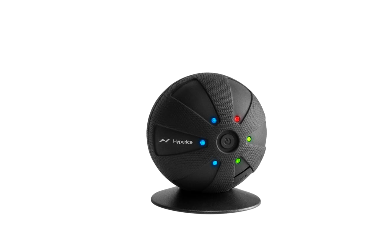 Hyperice Hypersphere Go - Vibrating Massage Ball for Muscle Recovery, Myofascial Release and Soreness Relief - Portable Fitness Massager, Perfect for use at The Gym, or at Home