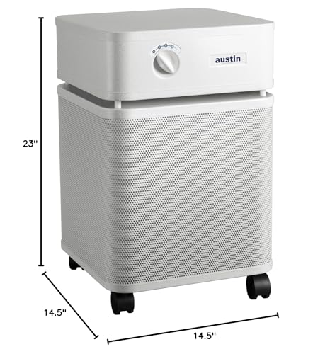 Austin Air Healthmate Plus - Powerful Air Purifier with HEPA Medical-Grade Filtration System, Eliminate Harmful Airborne Contaminants, (Sandstone)