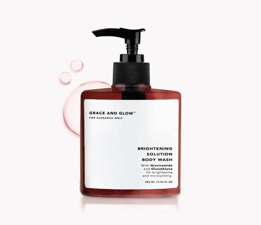 Generic Grace And Glow Body Wash Shower Gel 400ml, Red