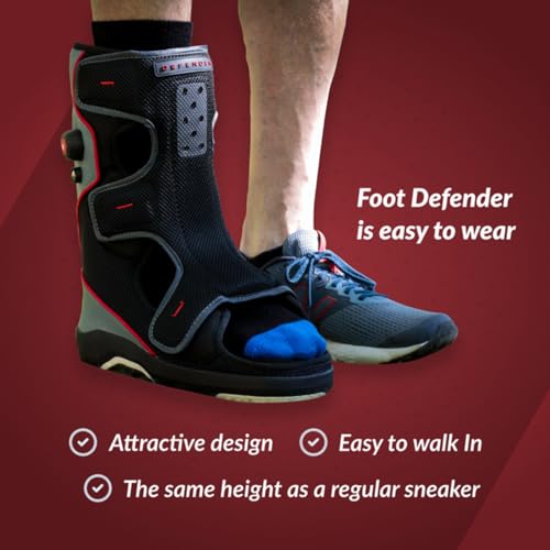 Protective Boot for Foot Wounds Designed to Offload Pressure and Help Diabetic Foot Ulcers Heal Faster (Medium)