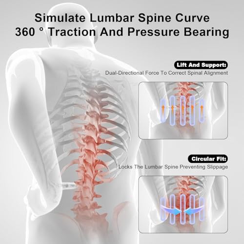 Back Brace for Lower Back Pain Relief,Lumbar Waist Support for women,Lower Back with 3D Lumbar Pad for Work Sports Sciatica, Scoliosis(Black，S)