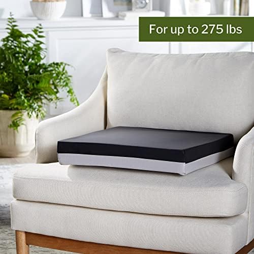 McKesson Seat Cushion for Wheelchairs and Office Chair, Foam / Gel, 18 in x 18 in x 3 in, 4 Count
