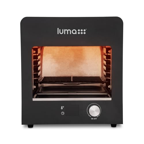 Luma® by Newair Electric Grill for Steaks | 1450°F Infrared Indoor Smoker with Cool-Touch Exterior | Portable Countertop BBQ Grill for Kitchen or Patio