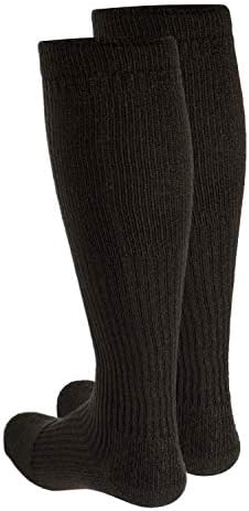 Truform 1933, Men's Cushion Foot Compression Socks, 15-20 mmHg, Brown, Small (Pack of 2)