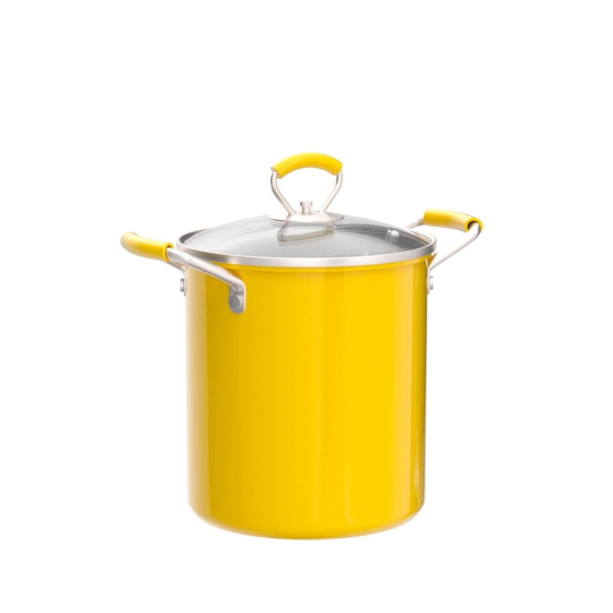 PARACITY Small Deep Fryer Pot with basket, Mini Deep Oil Fryer with Anti-scalding Silicone Handle, 304 Stainless Steel Gadgets for Home, Tempura Chips, Fries, Fish, and Chicken(3.2QT/3L)