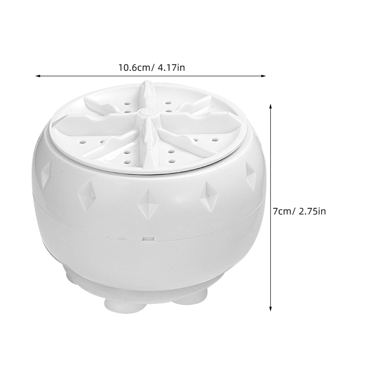 ULTECHNOVO Portable Turbine Washing Machine with Ultrasonic Cleaning, Mini Fully Automatic Washer for Underwear, Socks & Baby Clothes, USB Powered Travel Laundry Washer for RV, Apartment & Dorm