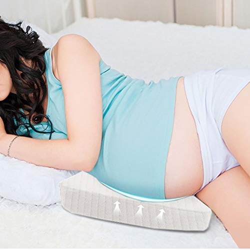 Big Hippo Wedge Pillow Memory Foam Wedge Pillow Cushion, 14.1 x 14.1 x 2.75 inches