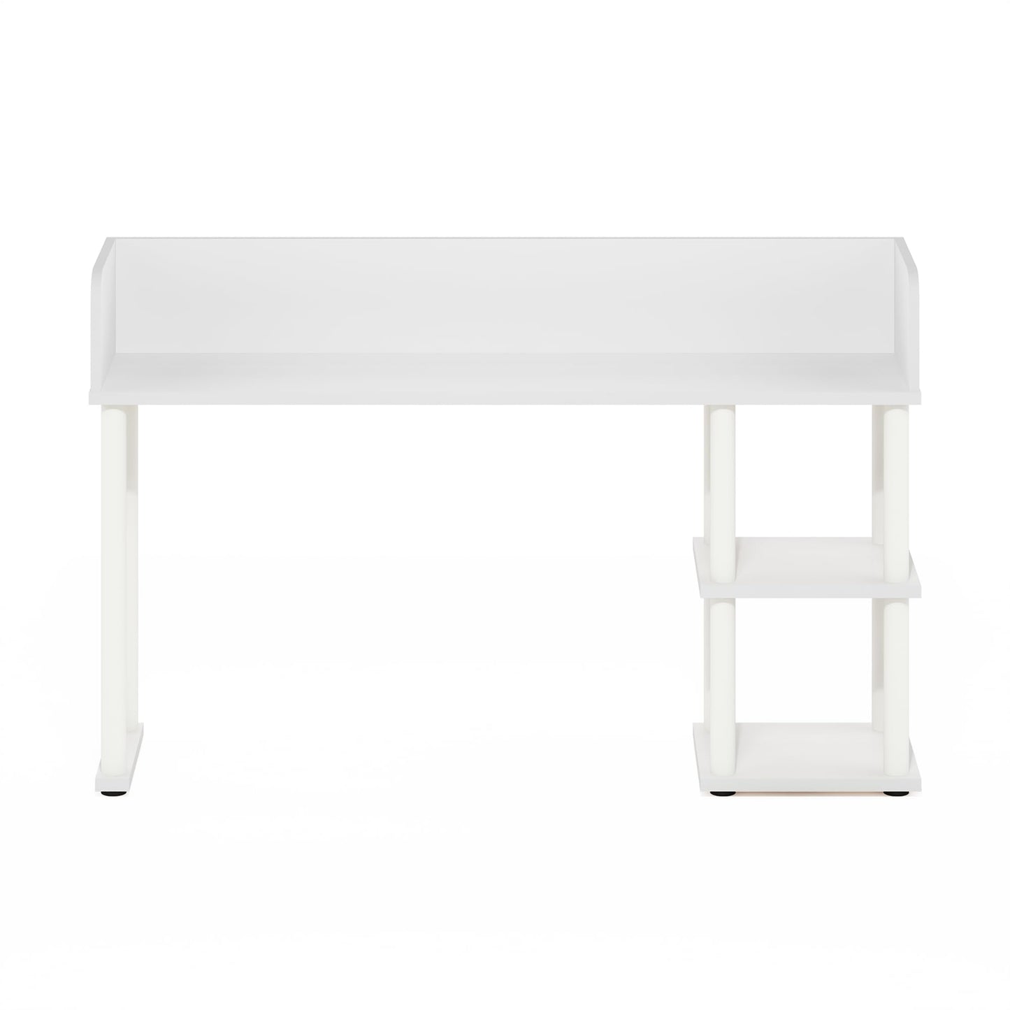 Furinno Classic Desk Shelf, 3-Shelf Desktop Hutch, Book Shelf, 3-Tier Desk Organzier, for Office Supplies, Office Desk Accessories, for Home Office, College, Dorm, White