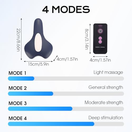 Pelvic Floor Trainer for Women, Pelvic Floor Muscle Trainer, Cushion Type Kegel Trainer, Pelvic Floor Exercise for Women and Men, Intelligent Remote Control Exerciser (Black)