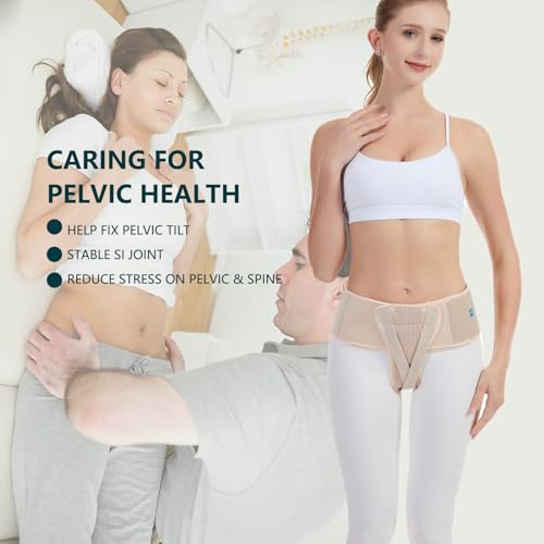 Pelvic Support Belt Uterus Support Belt Women's Brace for Treating Dropped Bladder, Uterine Prolapse, Vulvar Varicosities, Postpartum and Symphysis Pubis Dysfunction