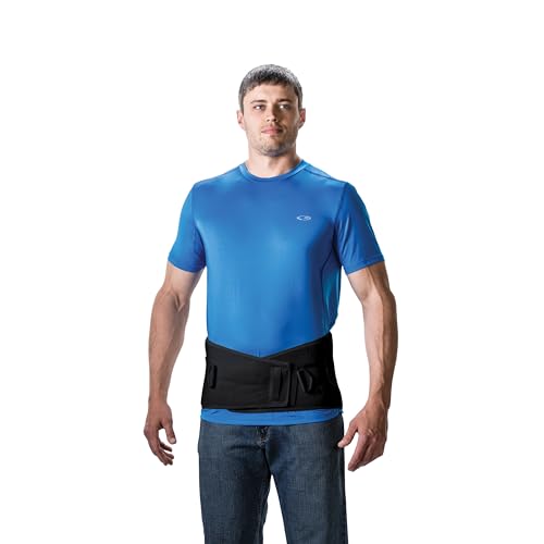 Core Products Corfit LS Lumbar Support Adjustable Back Brace for Pain Relief, Men/Women - Black, XXXLarge
