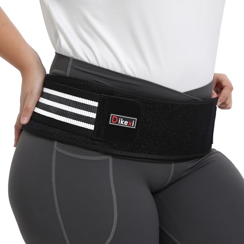 Sacroiliac SI Joint Hip Belt for Women Men-Alleviate Sciatica|Pelvic|Back|Lower Back Support, Pelvic Support Belt, Adjustable Lumbar Pain Relief,Black, S(Hip Size 26"- 31")
