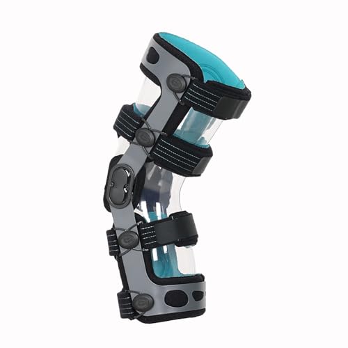 ACL Knee Brace, Functional Knee Support for PCL, MCL, Ligament Sports Injuries, Meniscus Tear, Relief from Knee Joint Pain with Side Stabilizers for Men & Women(XL/Right)