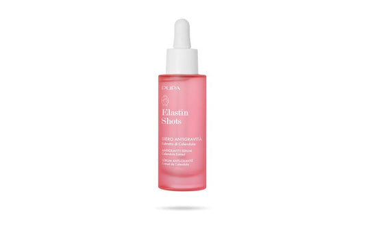 PUPA Milano Elastin Shots Antigravity Face Serum - Improve Skin'S Elasticity - Defends Skin Against Aging Processes - Fast Absorption - Lightweight Formula - Dermatologically Tested - 1.01 Oz