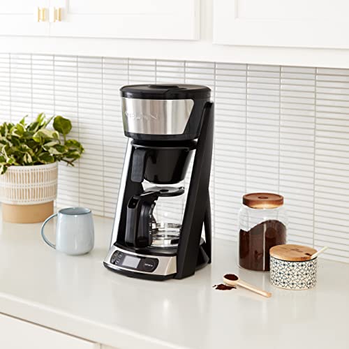 BUNN HB Heat N Brew Programmable Coffee Maker, 10 cup, Stainless Steel, 46500.0003