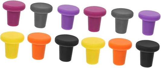 ULTECHNOVO 30pcs Silicone Wine Stoppers Reusable Bottle Sealing Plugs for Airtight Closure Deep for Wine and Parties