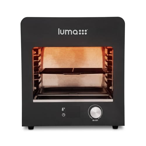 Luma® by Newair Electric Grill for Steaks | 1450°F Infrared Indoor Smoker with Cool-Touch Exterior | Portable Countertop BBQ Grill for Kitchen or Patio