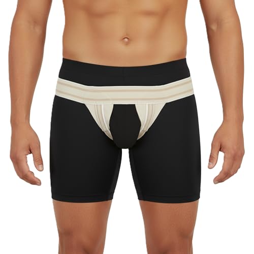 ORTONYX Inguinal Groin Hernia Truss Support Belt Guard Brace- Double Side Beige