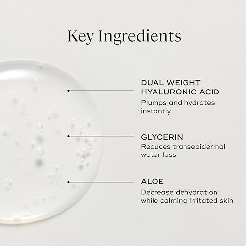 EVER Hydrating Serum - Hyaluronic Acid for Face, Peptides, Hydrating Skincare for Women, Anti-Aging Moisturizing, Reduces Fine Lines and Wrinkles, 1 fl oz