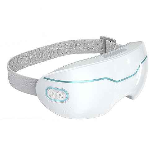 Eye Steamer for Dry Eye, Steam Therapy Mask 2 Levels, Adjustable Steam Eye Massager with Heat, Smart Hot & Cold Nano Mist Eye Moisturizing, Gifts for Women Men Mom Dad