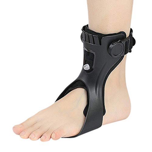 Drop Foot Brace Orthosis AFO AFOs Ankle Brace Support With Comfortable Inflatable Airbag for Hemiplegia Stroke Shoes Walking (Right foot, Large)