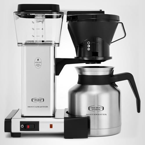 Technivorm Moccamaster 79212 KBTS Coffee Brewer, 32 oz, Polished Silver
