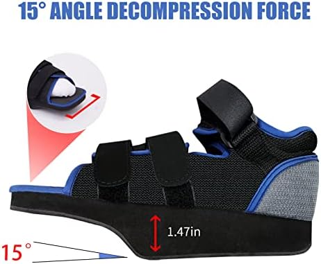 GHORTHOUD Post-op Shoes for Broken Toe Medical Orthopedic Foot Brace Off-loading Healing shoe for Foot Surgery (Small)