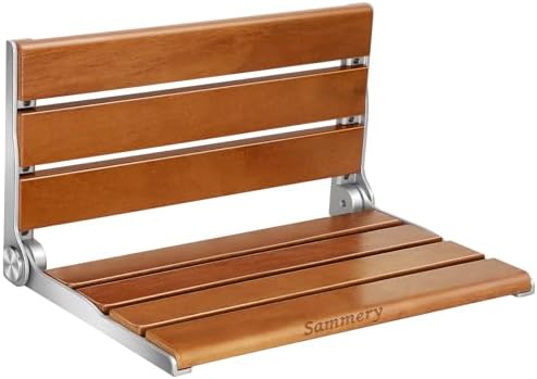 Wall Mount Shower Seat 18", Suitable for The Elderly Disability and Pregnant Women-Maximum Load 440lb