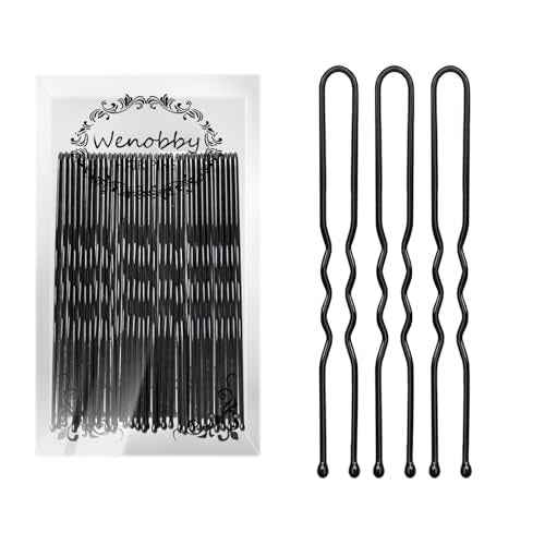 U Shaped Hair Pins for Buns, 100 PCS 2.8" Hair Pins for Women Hair Styling with Thick Hair