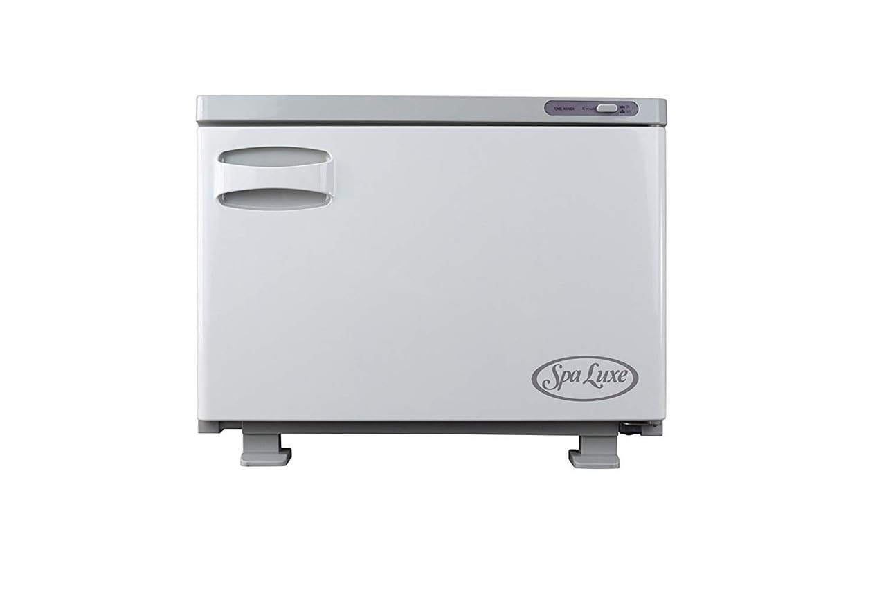 Spa Luxe - Hot Towel Warmer Cabinet - Professional Esthetician Spa and Facial Steamer for Salon Equipment and Barber Shop - Towel Heating Machine - Freestanding, SL18 - Gray