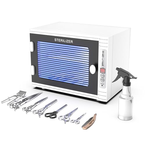 KING&DUKE Nail Tool Sterilizer, 15Liter UV Sterilizer, Multi-functional Nail Tool Sterilizer Box, High Capacity Sterilizer, esterilizador de manicura for Nail Salon, Hair Salon