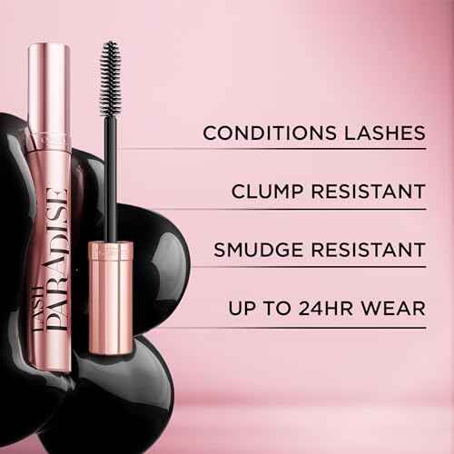 L'Oreal Paris Voluminous Lash Paradise Waterproof Mascara, Blackest Black, 0.25 Fl Oz (Pack of 1) Packaging May Vary