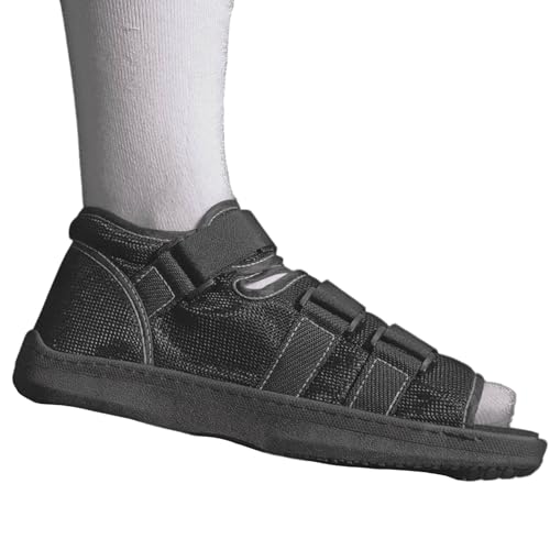 Brace On Post Op Shoe - Orthopedic Shoes for Women Walking Boot, Plantar Fasciitis Brace, Medical Boot for Injury, Open Toe for Toe injury (Women Small, Shoe Size Up to Size 6)