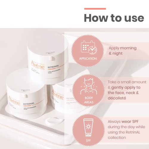 Av?ne RetrinAL Ceramide Lipid-Replenishing Balm - Bakuchiol, Niacinamide, Ceramide Complex - Nourishes Skin & Helps Reduce Visible Wrinkles - 1.3 Fl Oz
