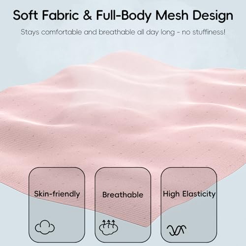 babaka Posture Corrector for Women, Invisible Lightweight Adjustable Back Brace for Upper and Lower Back Pain Relief, Hunchback, Hump, Scoliosis, Thoracic, Spine Corrector Under Clothes (Pink, Small, Waist: 25''-30'')