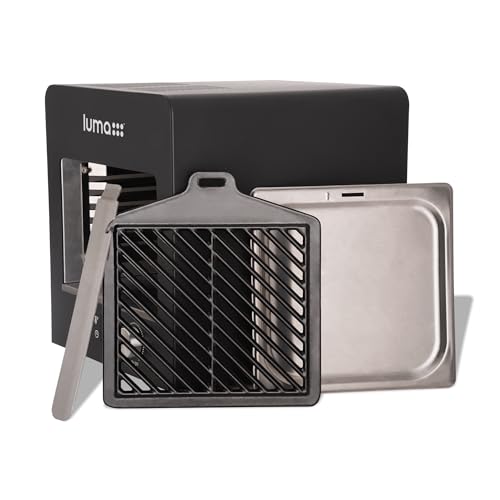 Luma® by Newair Electric Grill for Steaks | 1450°F Infrared Indoor Smoker with Cool-Touch Exterior | Portable Countertop BBQ Grill for Kitchen or Patio